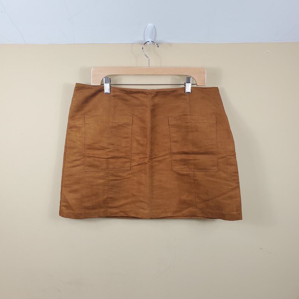 Old Navy Faux Suede Mini Skirt Size 12